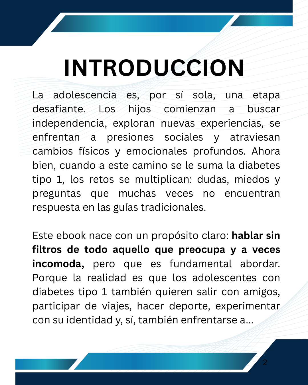 2. Sin filtros: Diabetes tipo 1 en la adolescencia